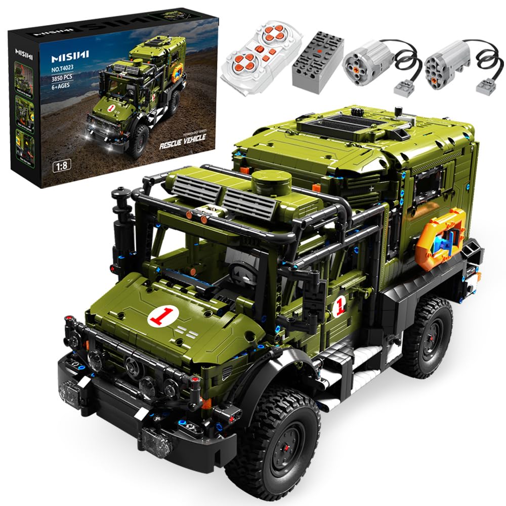 MISINI Technik TGL T4023 RC Unimog Ambulance Clamping Blocks Model